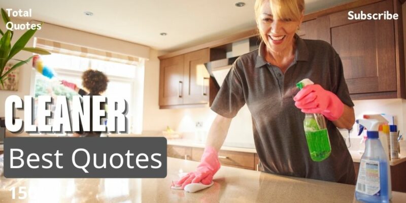 Cleaner Quotes